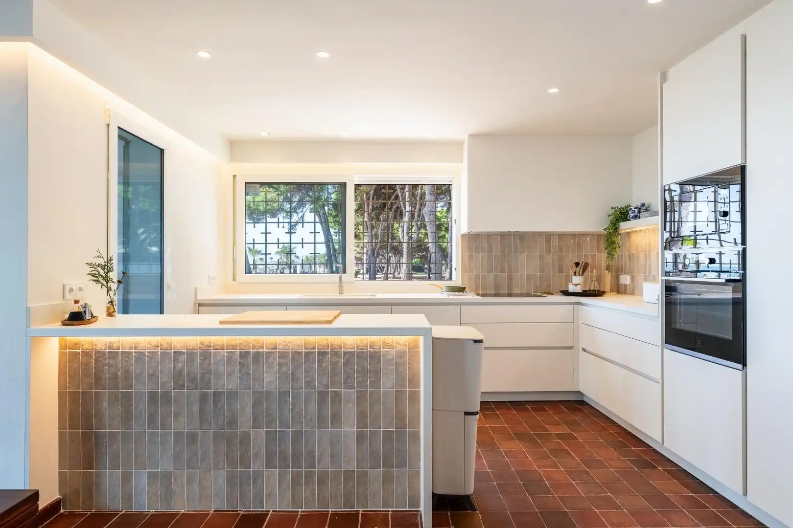 Cocina de Casa o chalet de alquiler en Cambrils con Aire acondicionado, Terraza y Amueblado