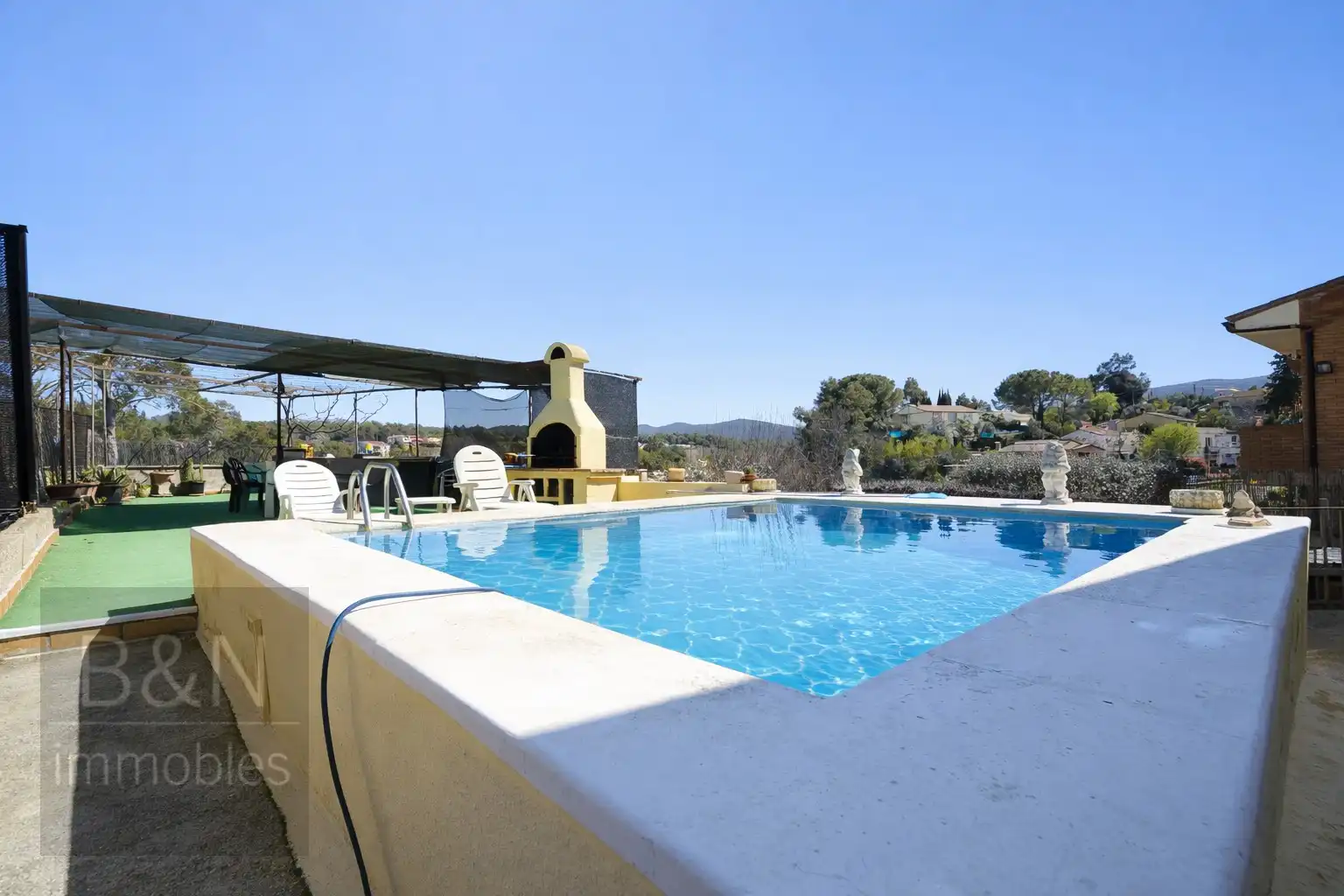 Piscina de Casa o xalet en venda en Vacarisses amb Aire condicionat, Calefacció i Terrassa