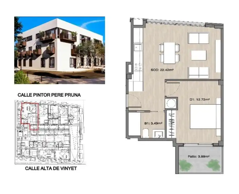 Piso en venta en Can Pei