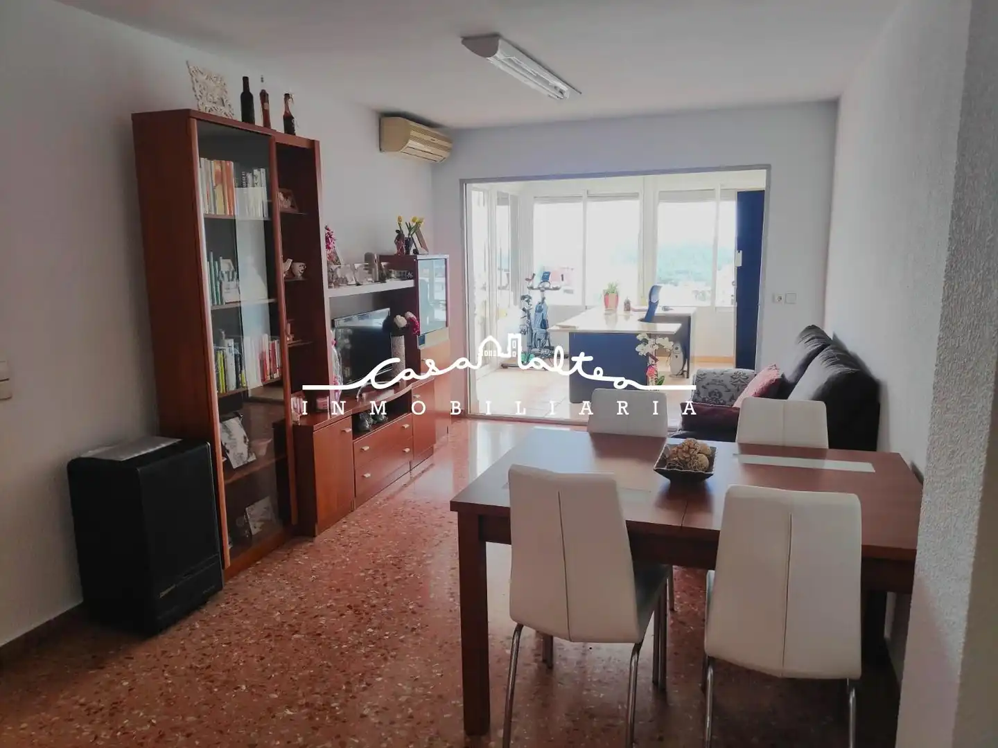 Sala de estar de Ático en venta en Callosa d'en Sarrià con Aire acondicionado y Terraza