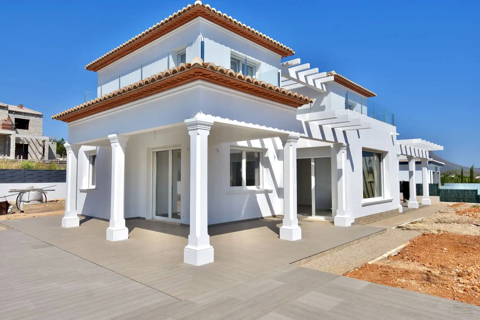 Exterior view of Houses for sale in Jávea / Xàbia  with Air Conditioner, Heating and Private garden