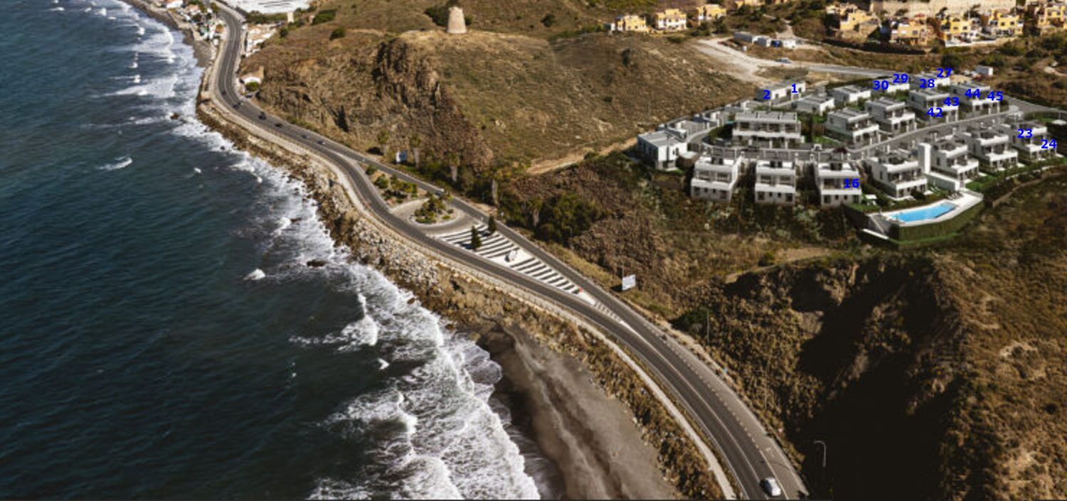 Außenansicht von Haus oder Chalet zum verkauf in Vélez-Málaga mit Klimaanlage, Heizung und Terrasse