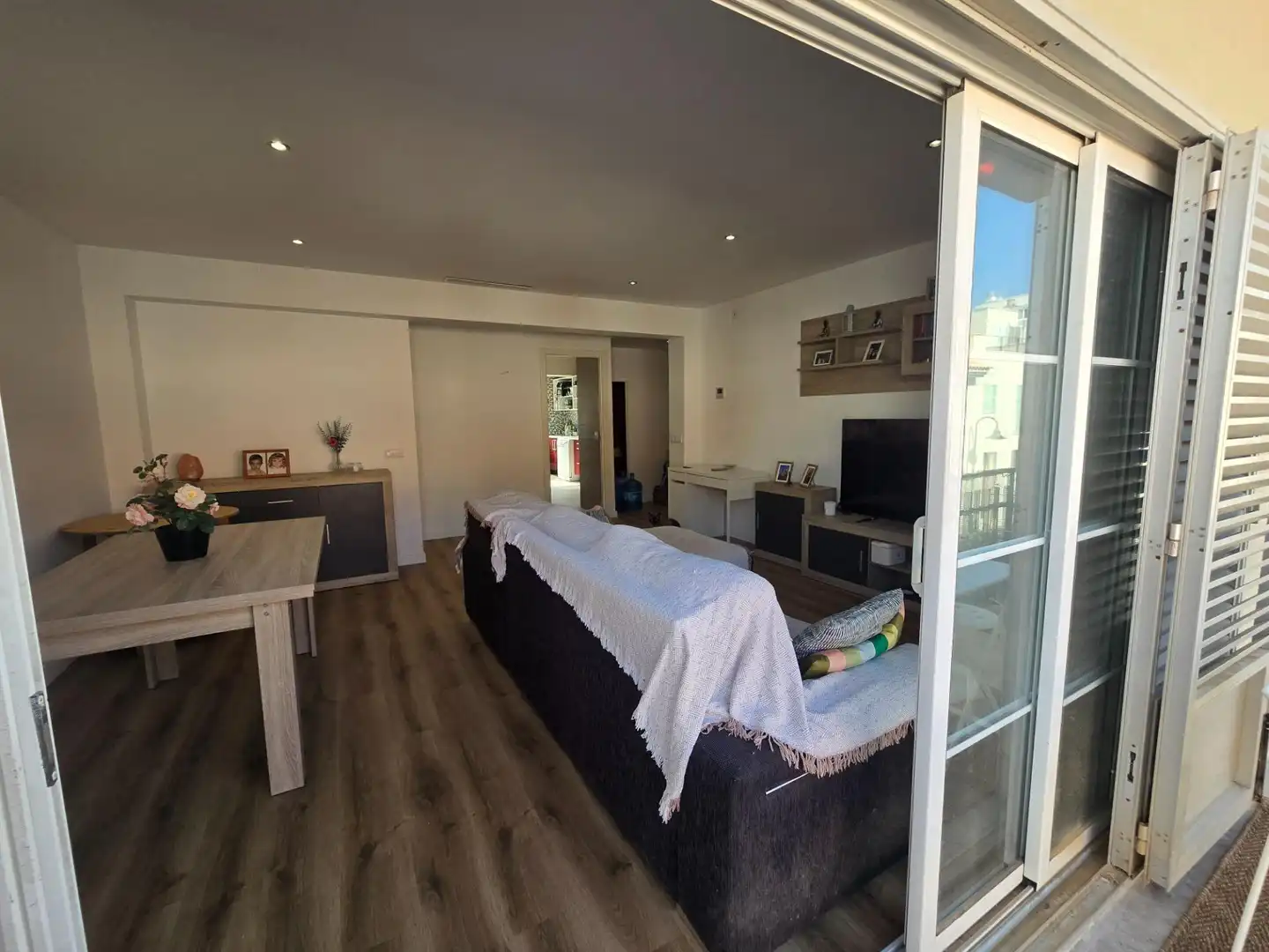 Sala d'estar de Pis en venda en  Palma de Mallorca amb Aire condicionat, Parquet i Balcó