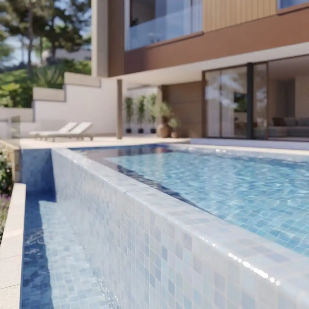 Piscina de Casa o xalet en venda en Castelldefels amb Aire condicionat