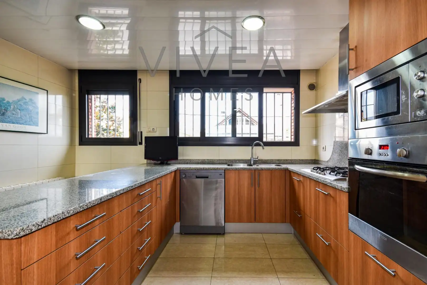 Cocina de Casa o chalet en venta en Sabadell con Aire acondicionado, Calefacción y Jardín privado