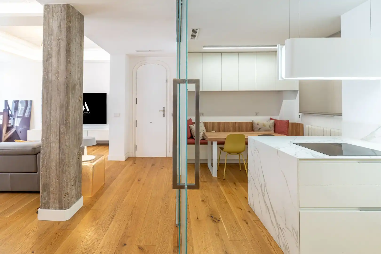 Küche von Wohnung zur Miete in Valencia mit Klimaanlage und Heizung