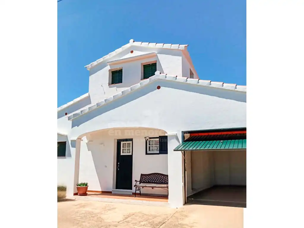 Vista exterior de Finca rústica en venta en Es Castell con Aire acondicionado, Terraza y Piscina
