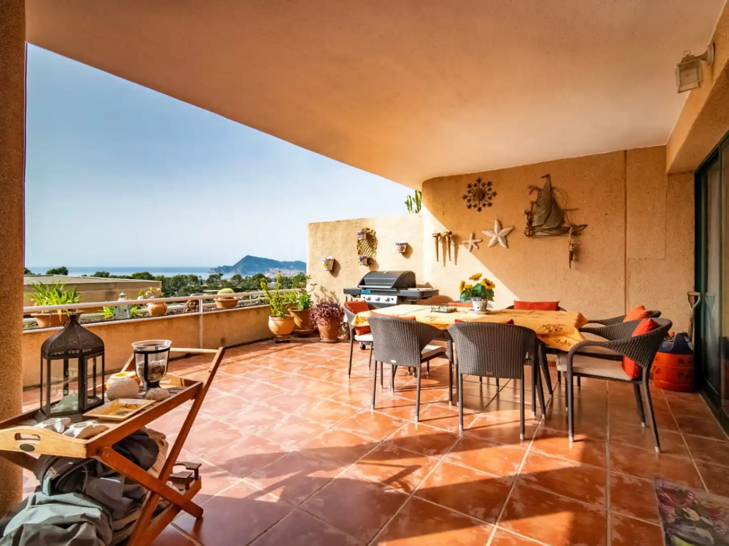 Terraza de Apartamento en venta en Altea con Aire acondicionado, Calefacción y Jardín privado