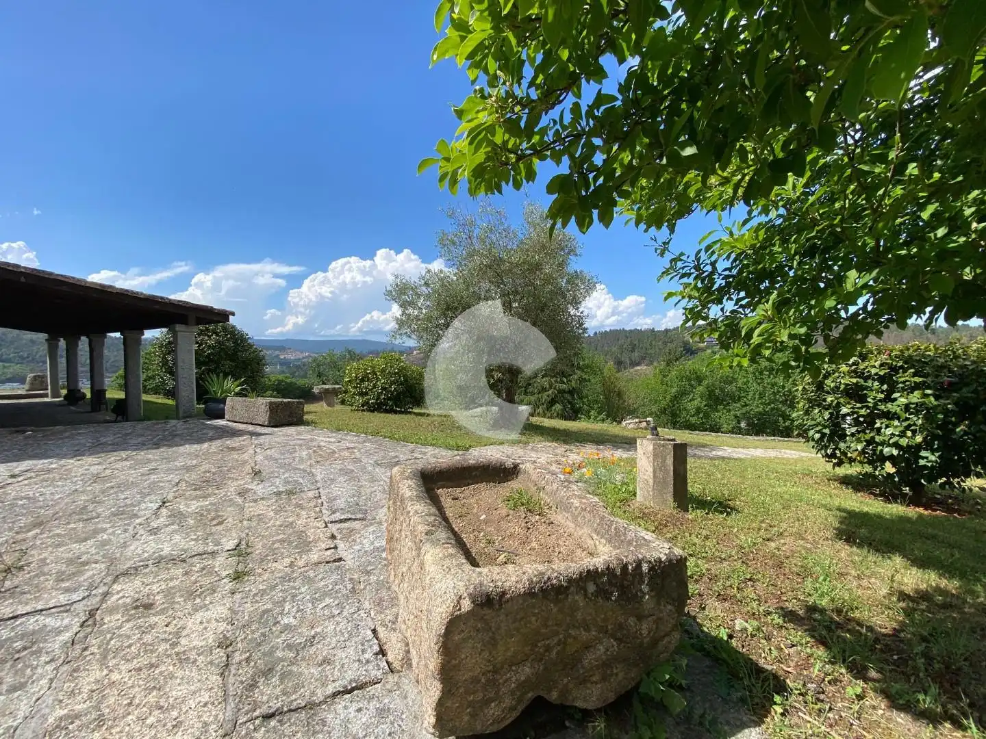 Jardí de Casa o xalet en venda en San Cibrao das Viñas amb Calefacció, Jardí privat i Parquet