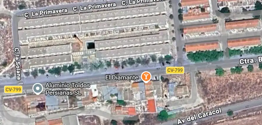 Vista exterior de Casa adosada en venta en Villena