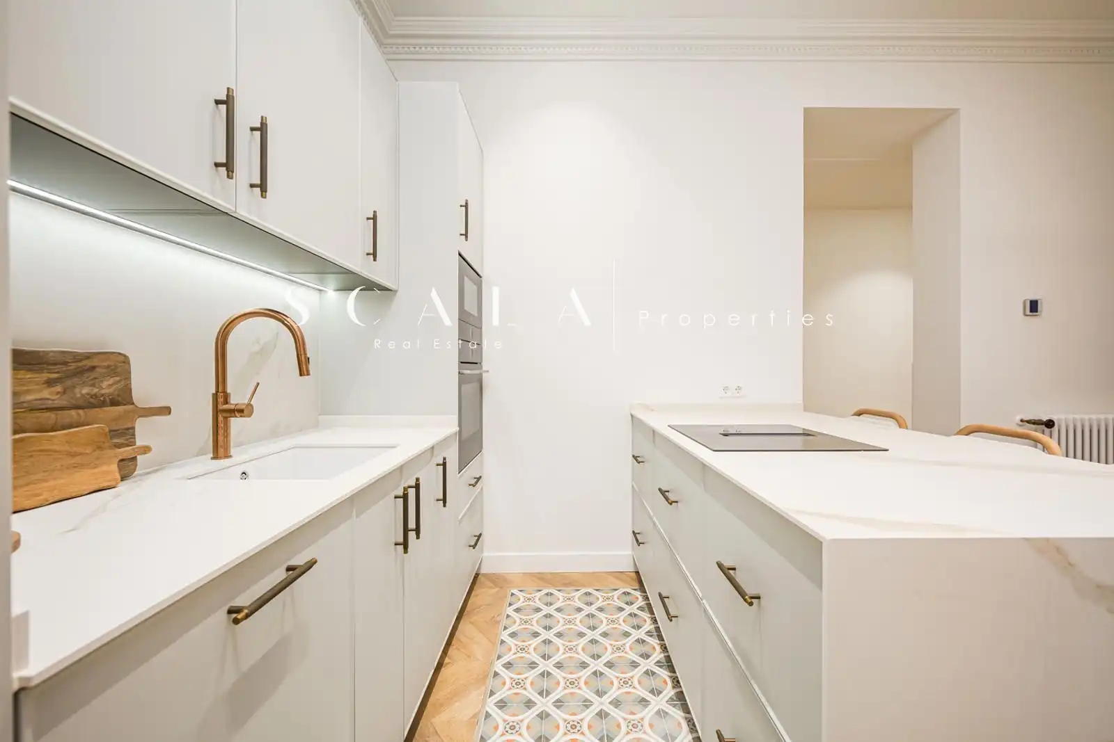 Küche von Wohnung zur Miete in Madrid mit Klimaanlage, Heizung und Terrasse