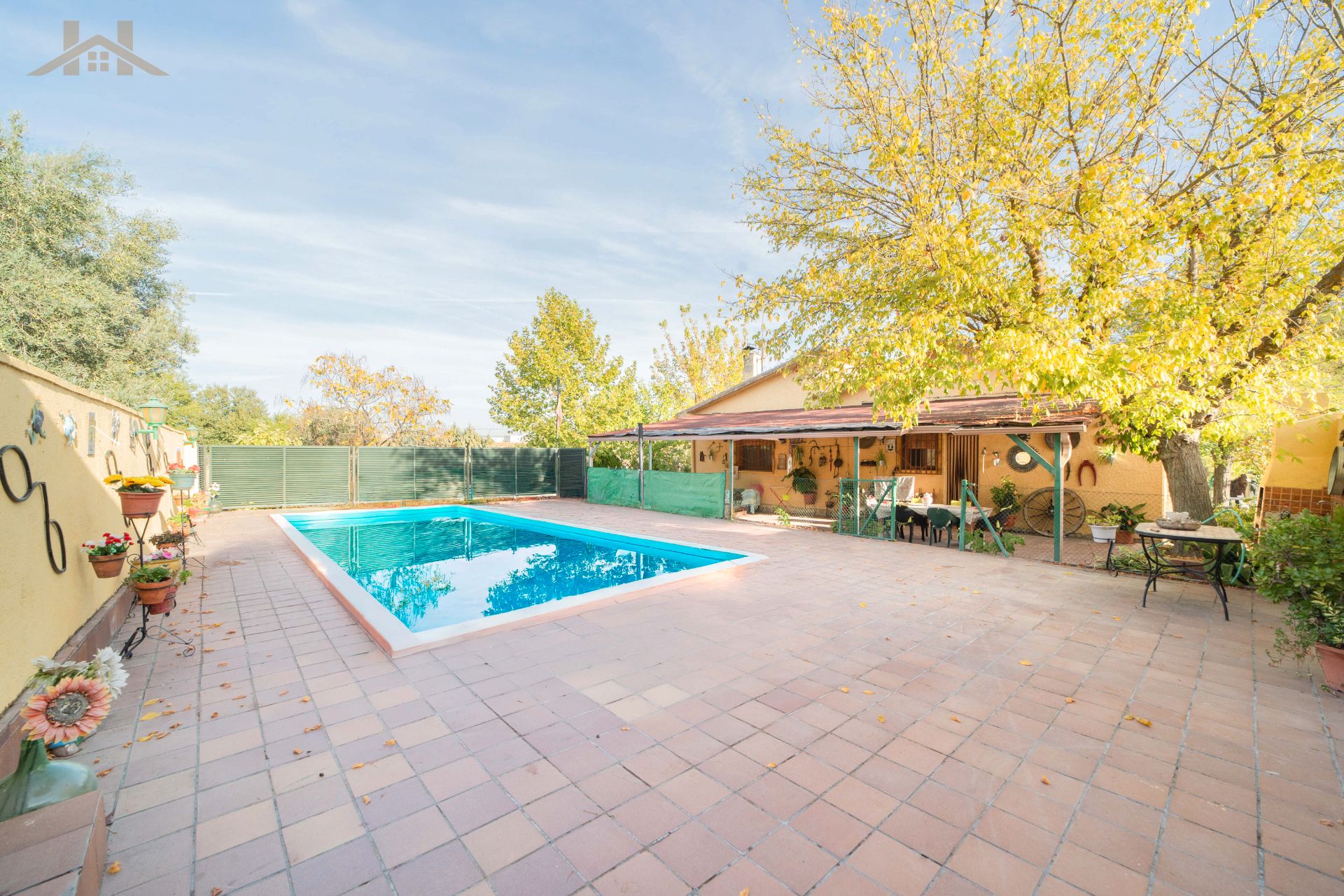 Swimming pool of House or chalet for sale in El Álamo  with Air Conditioner, Private garden and Terrace