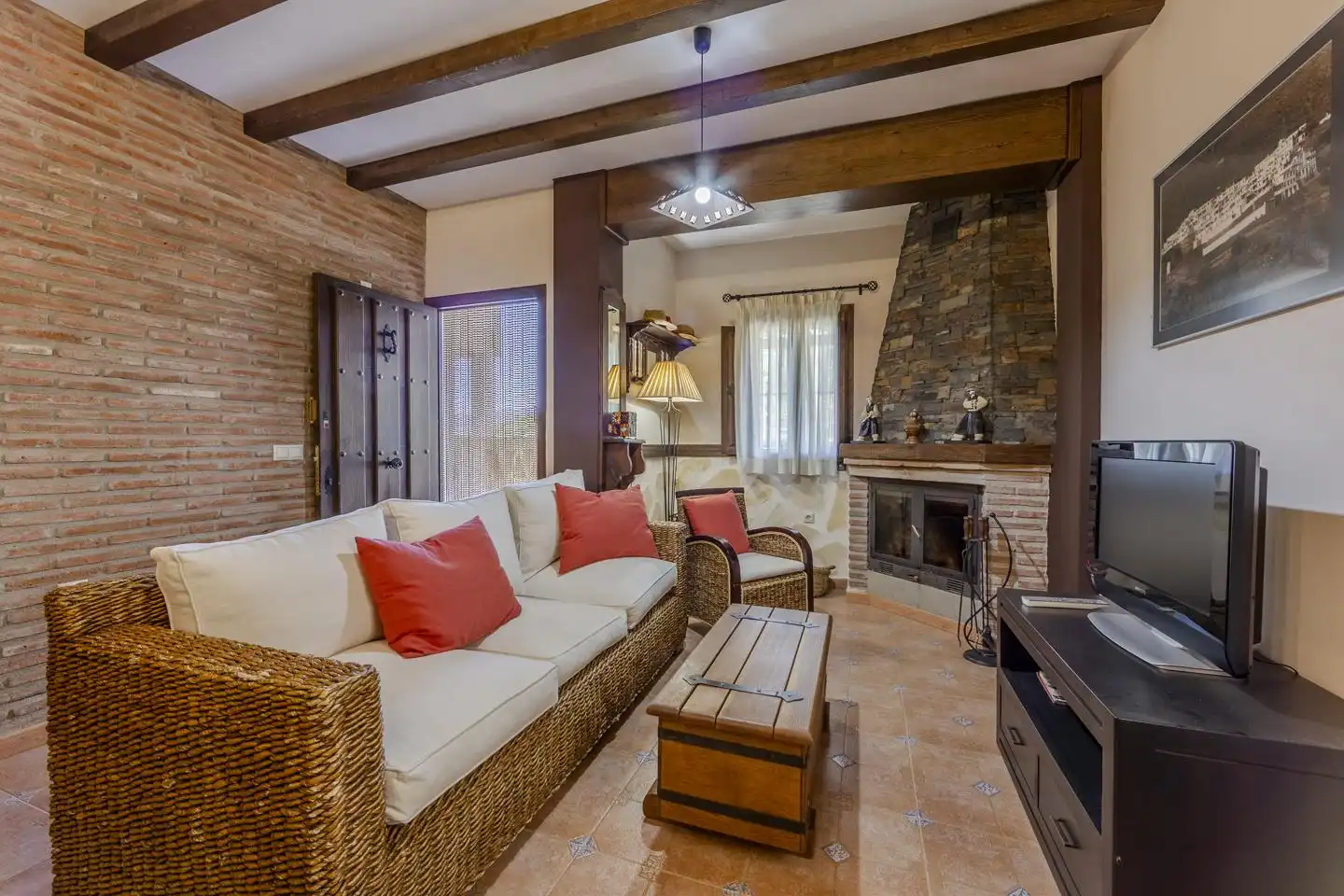 Living room of Duplexes for sale in Ohanes  with Air Conditioner, Terrace and Furnished