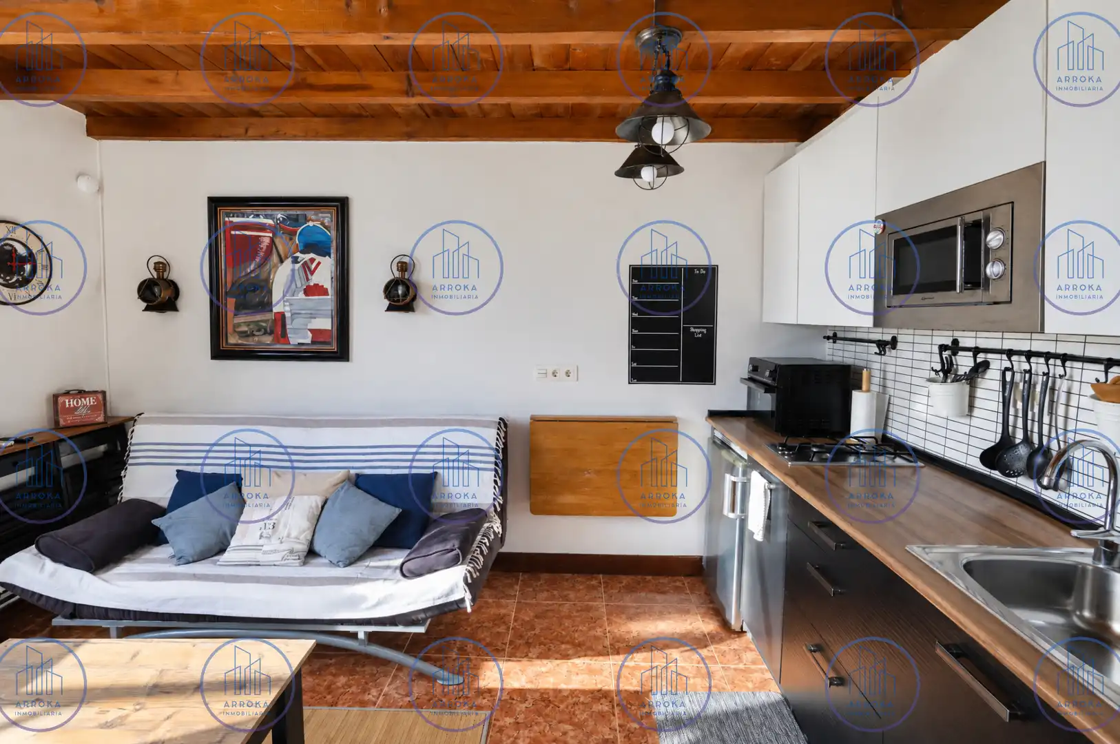 Sala d'estar de Casa o xalet en venda en Mutriku, Gipuzkoa