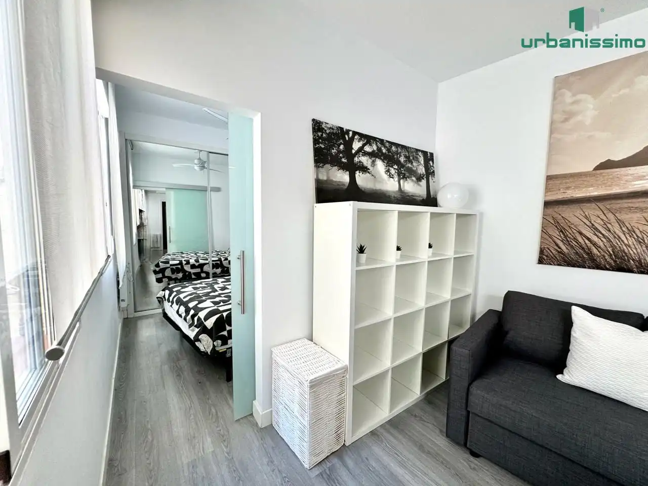 Bedroom of Apartments for sale in Madrid  with Air Conditioner
