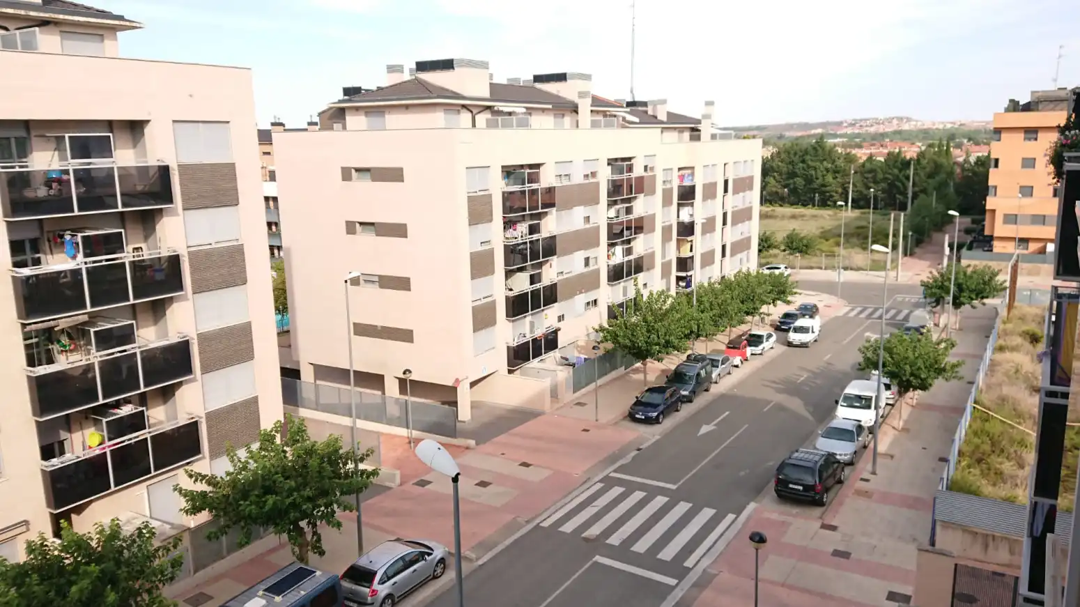 Exterior view of Flat for sale in Lardero  with Heating, Terrace and Swimming Pool