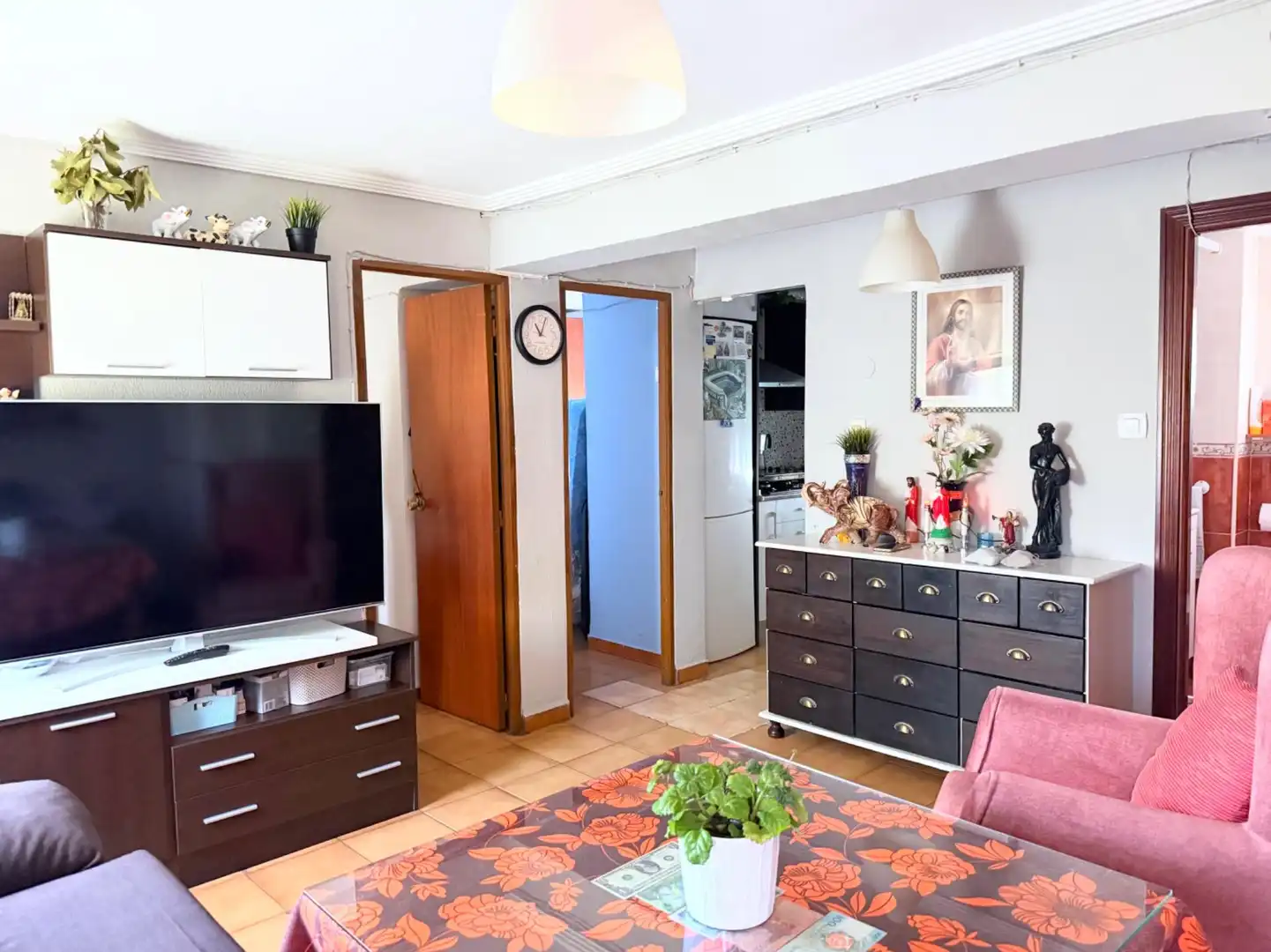 Sala de estar de Piso en venta en Sevilla con Aire acondicionado, Calefacción y Trastero