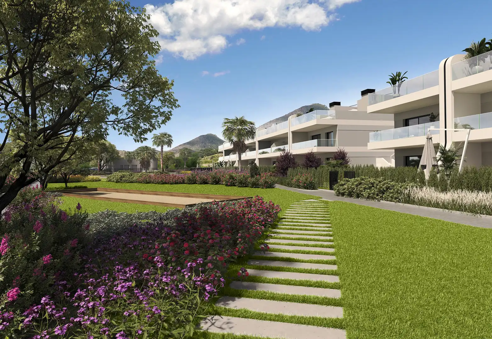 Jardín de Apartamento en venta en Cartagena con Aire acondicionado, Calefacción y Jardín privado