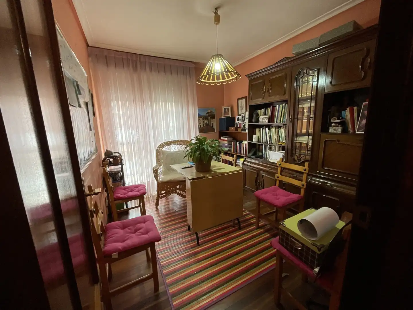 Sala d'estar de Pis en venda en Santo Domingo de la Calzada amb Calefacció, Parquet i Traster