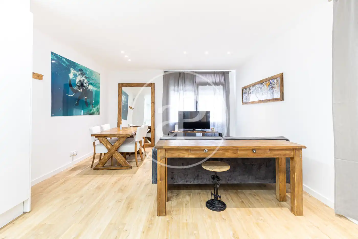 Wohnzimmer von Wohnung zur Miete in Rubí mit Klimaanlage, Heizung und Möbliert