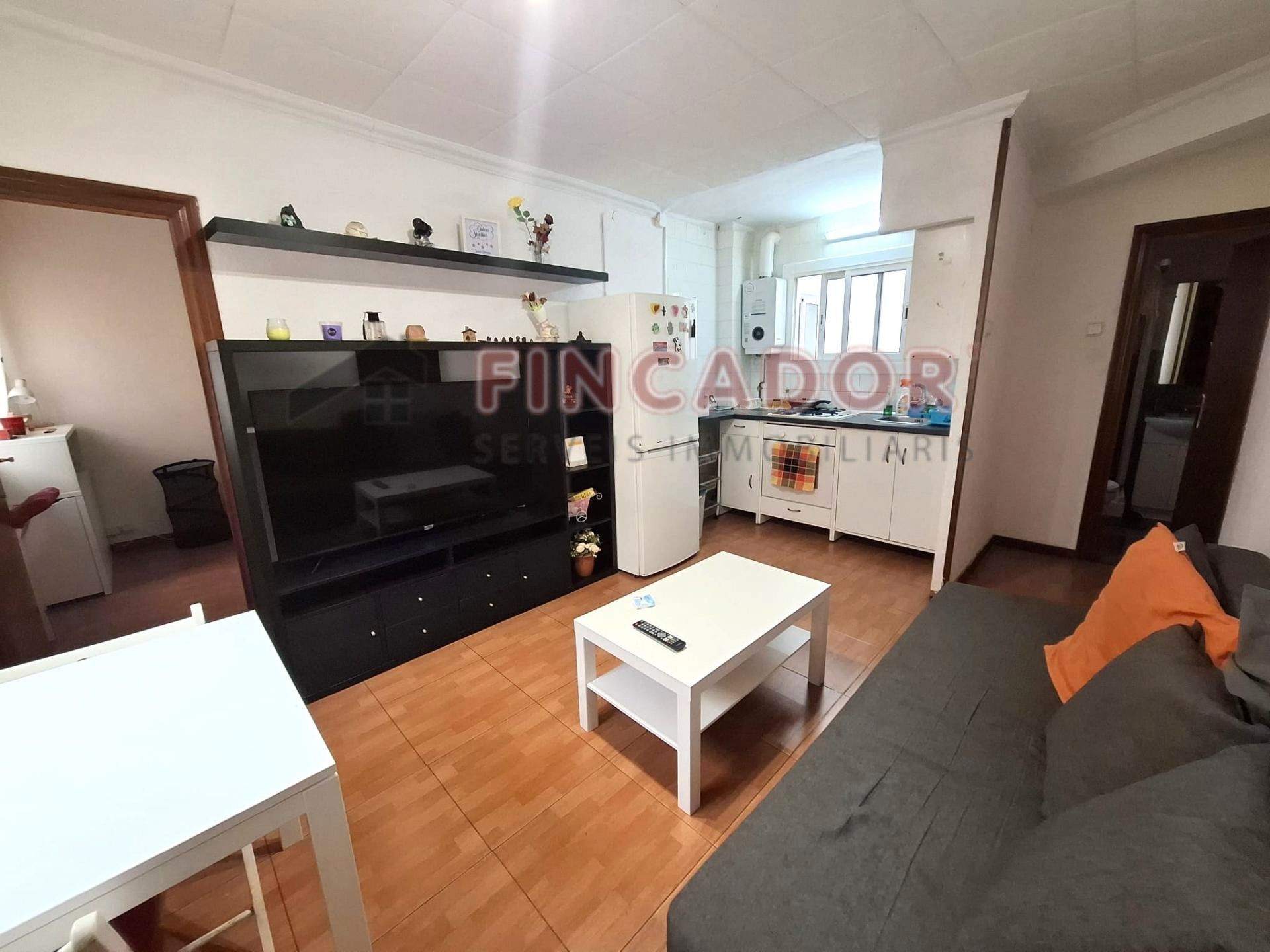 Living room of Flat for sale in  Barcelona Capital  with Parquet flooring