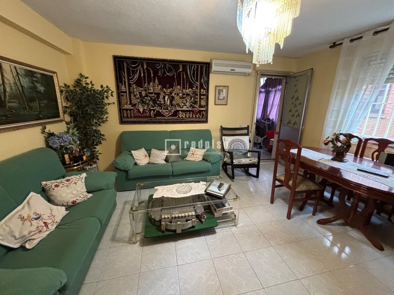 Living room of Flat for sale in  Madrid Capital  with Air Conditioner, Heating and Terrace