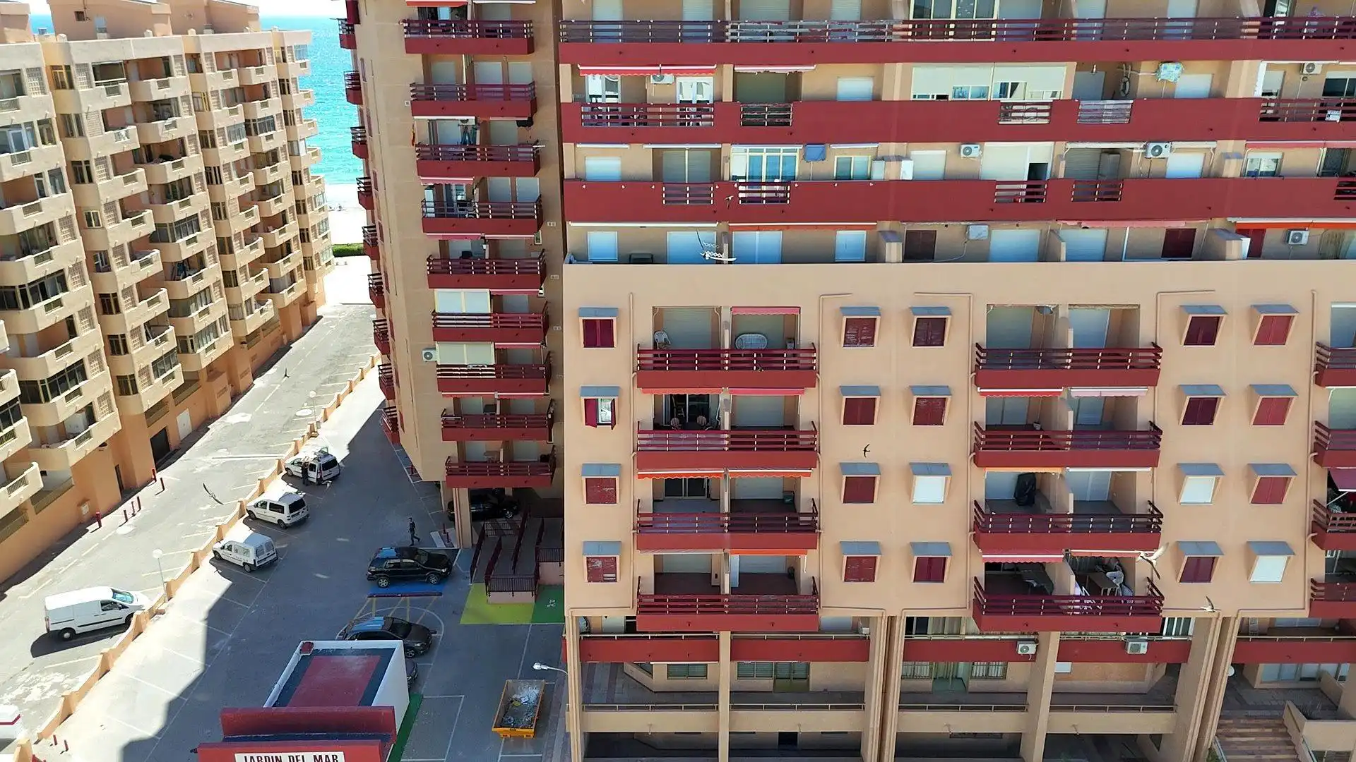 Außenansicht von Wohnung zum Verkauf in La Manga del Mar Menor mit Möbliert, Balkon und Alarm