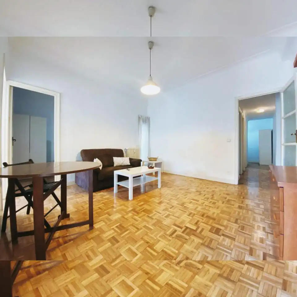 Sala de estar de Piso de alquiler en Madrid con Calefacción, Terraza y Amueblado