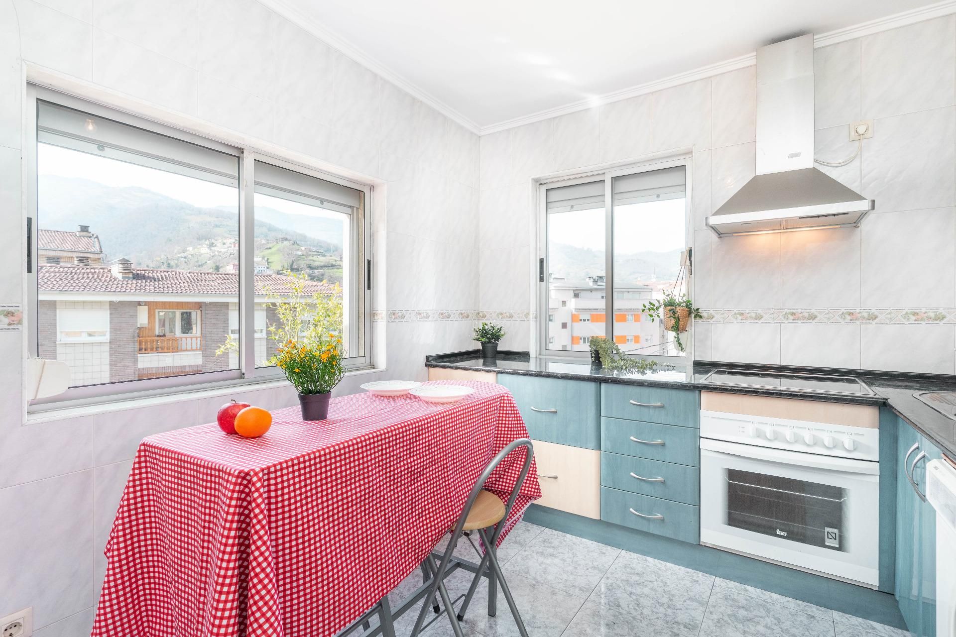 Kitchen of Flat for sale in Aller  with Private garden and Terrace