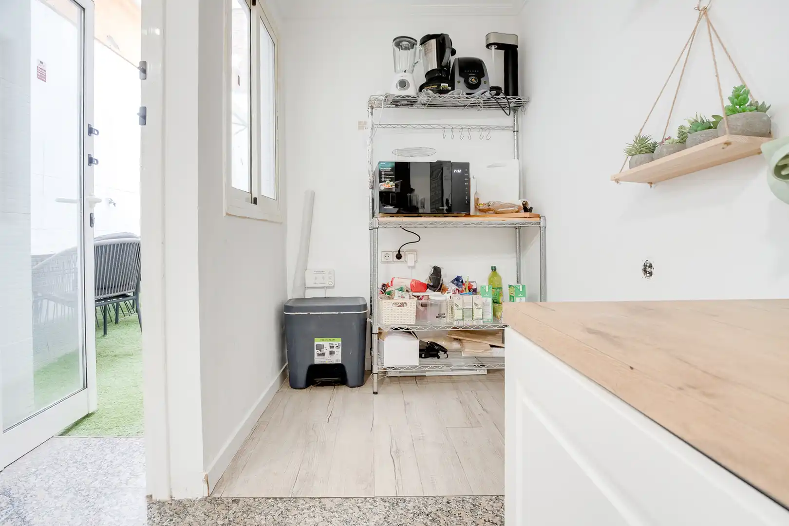 Kitchen of Flat for sale in Terrassa  with Terrace and Balcony