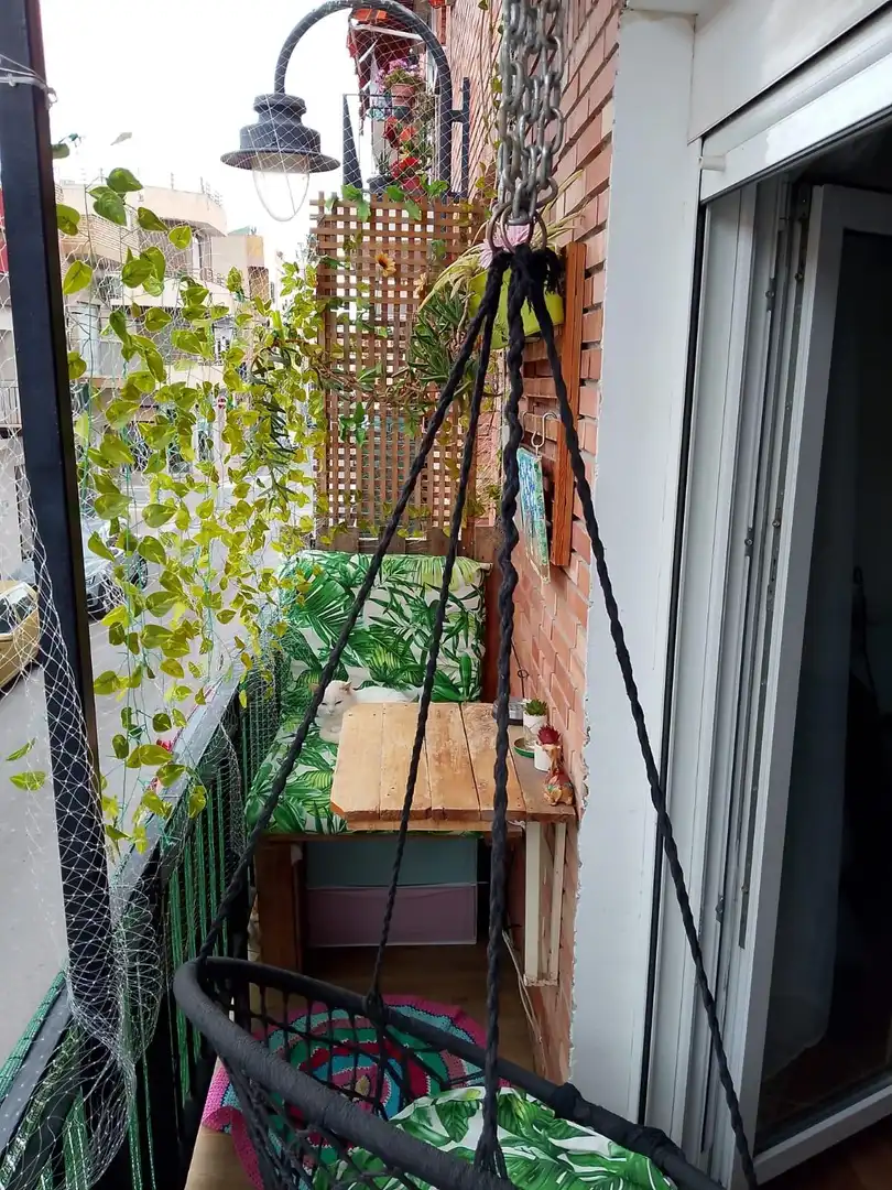 Balcony of Flat for sale in Massamagrell  with Air Conditioner, Parquet flooring and Balcony