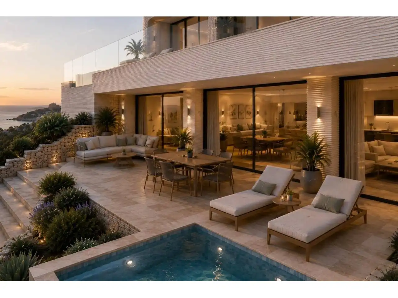 Terrassa de Casa o xalet en venda en Peñíscola / Peníscola amb Aire condicionat, Jardí privat i Parquet