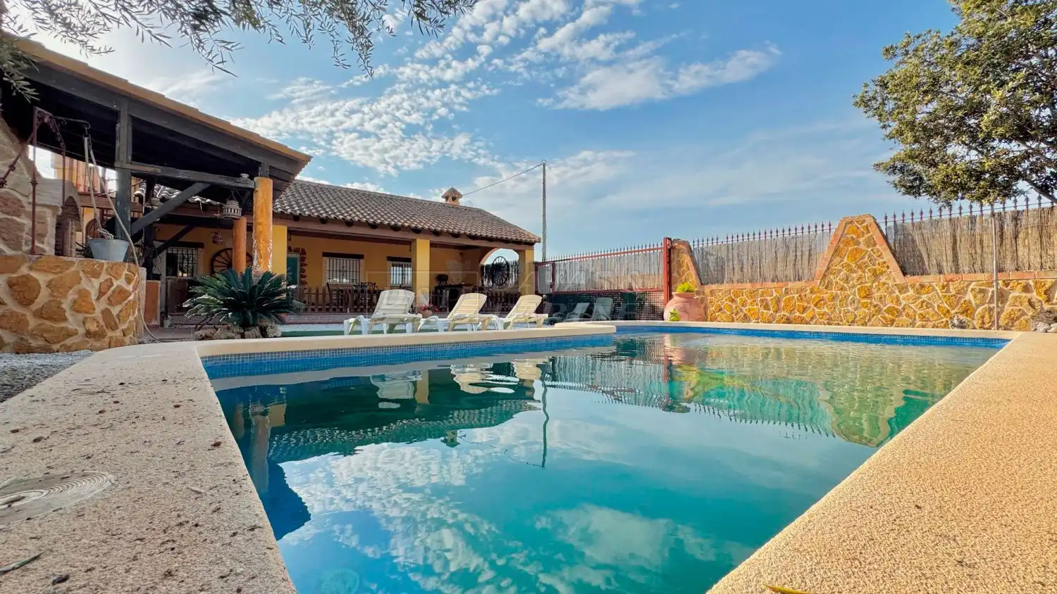 Piscina de Finca rústica en venda en Orihuela amb Jardí privat, Terrassa i Piscina