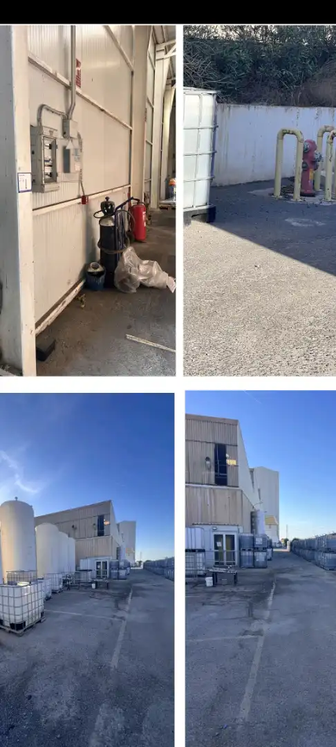 Vista exterior de Nave industrial en venta en La Mojonera con Alarma