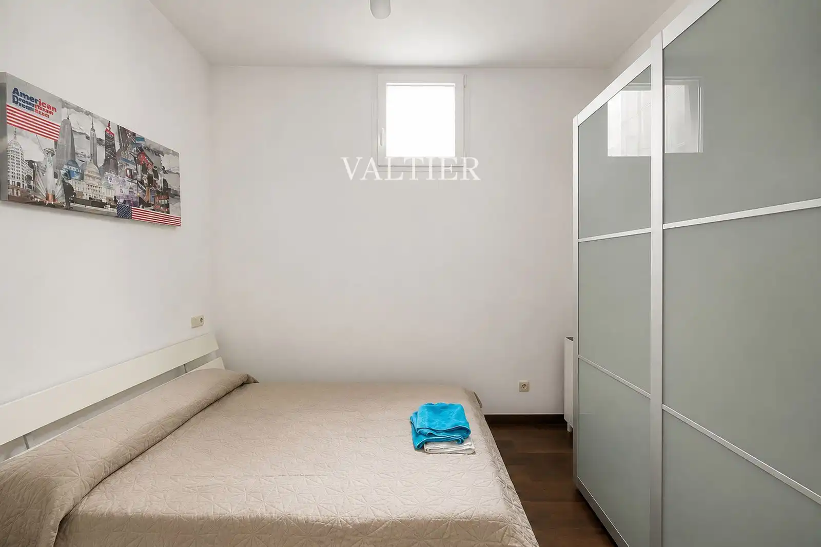 Schlafzimmer von Wohnung zur Miete in Madrid mit Klimaanlage und Möbliert