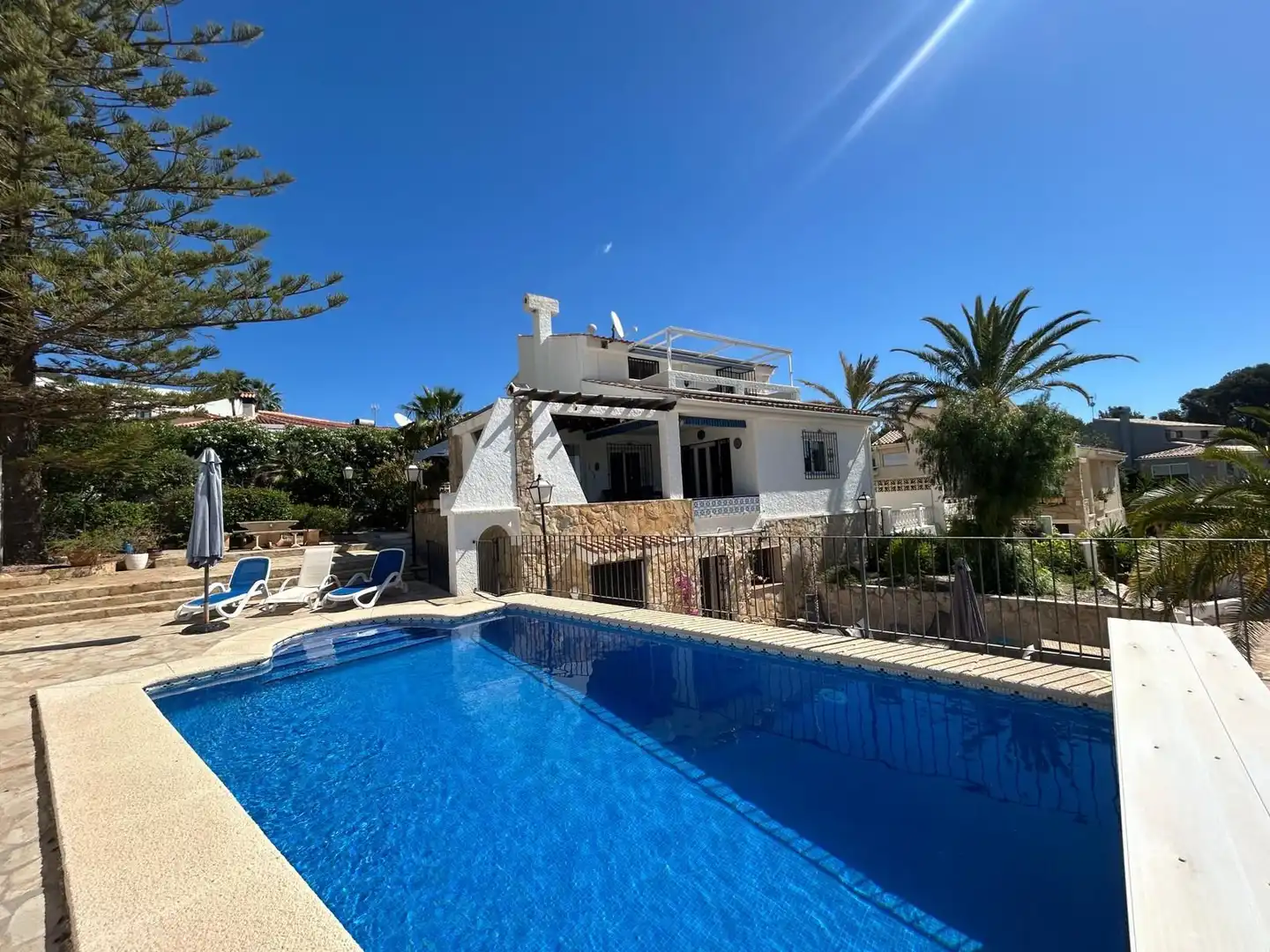 Exterior view of Houses for sale in Calpe / Calp  with Private garden and Swimming Pool