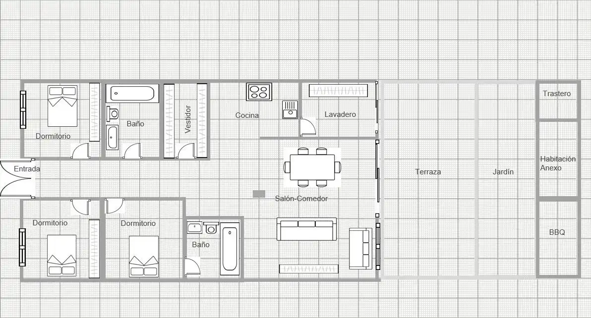 Rez-de-chaussée avec jardin à vendre à Nord, imagen 45