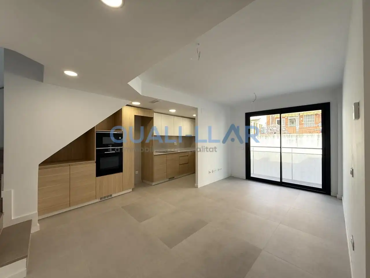 Wohnzimmer von Maisonette zum Verkauf in Sant Feliu de Llobregat mit Klimaanlage, Heizung und Terrasse