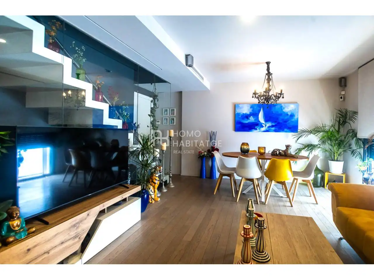 Sala de estar de Casa o chalet en venta en Sabadell con Aire acondicionado, Calefacción y Terraza