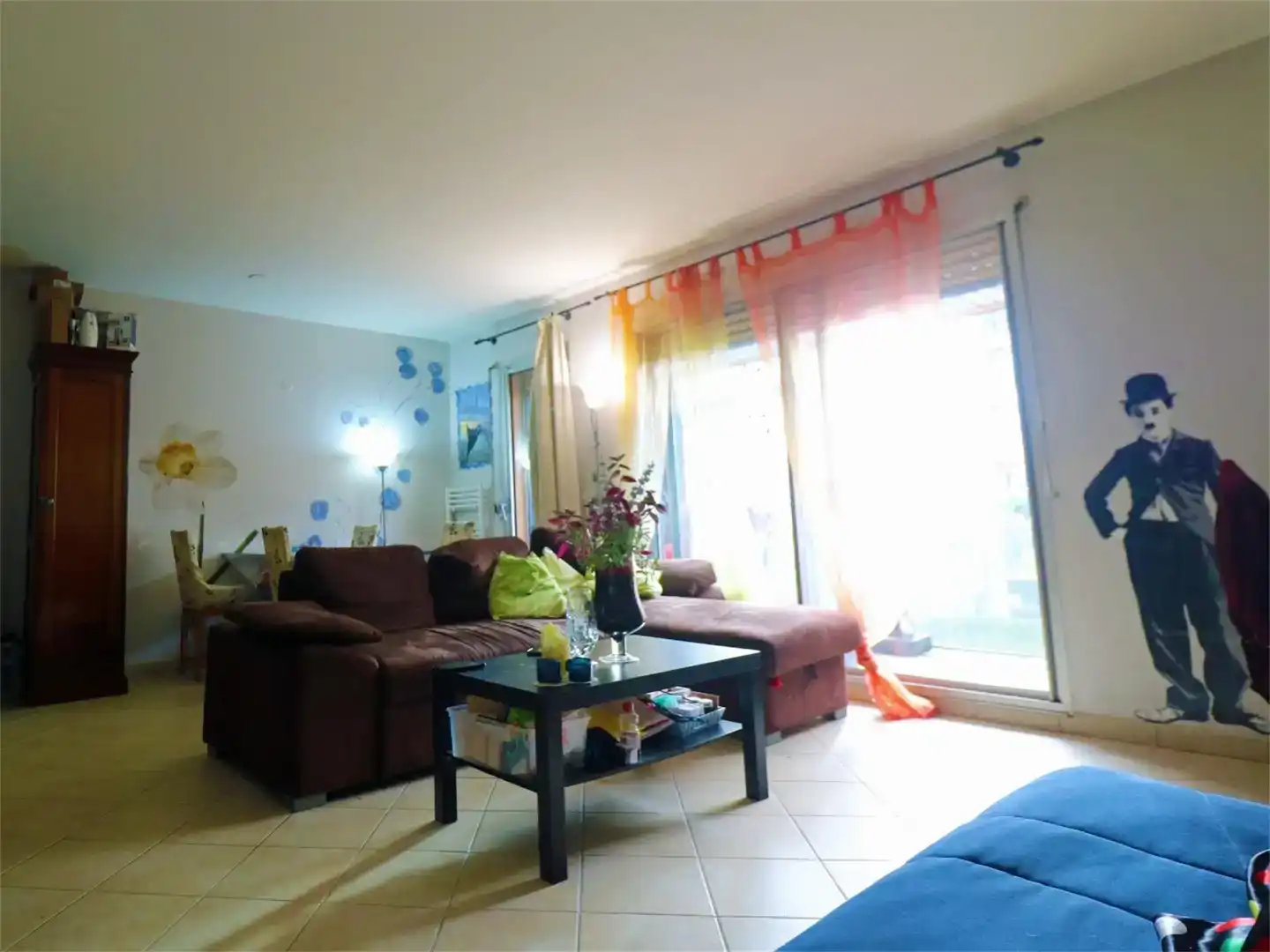 Living room of Flat for sale in Cuenca  with Private garden and Furnished