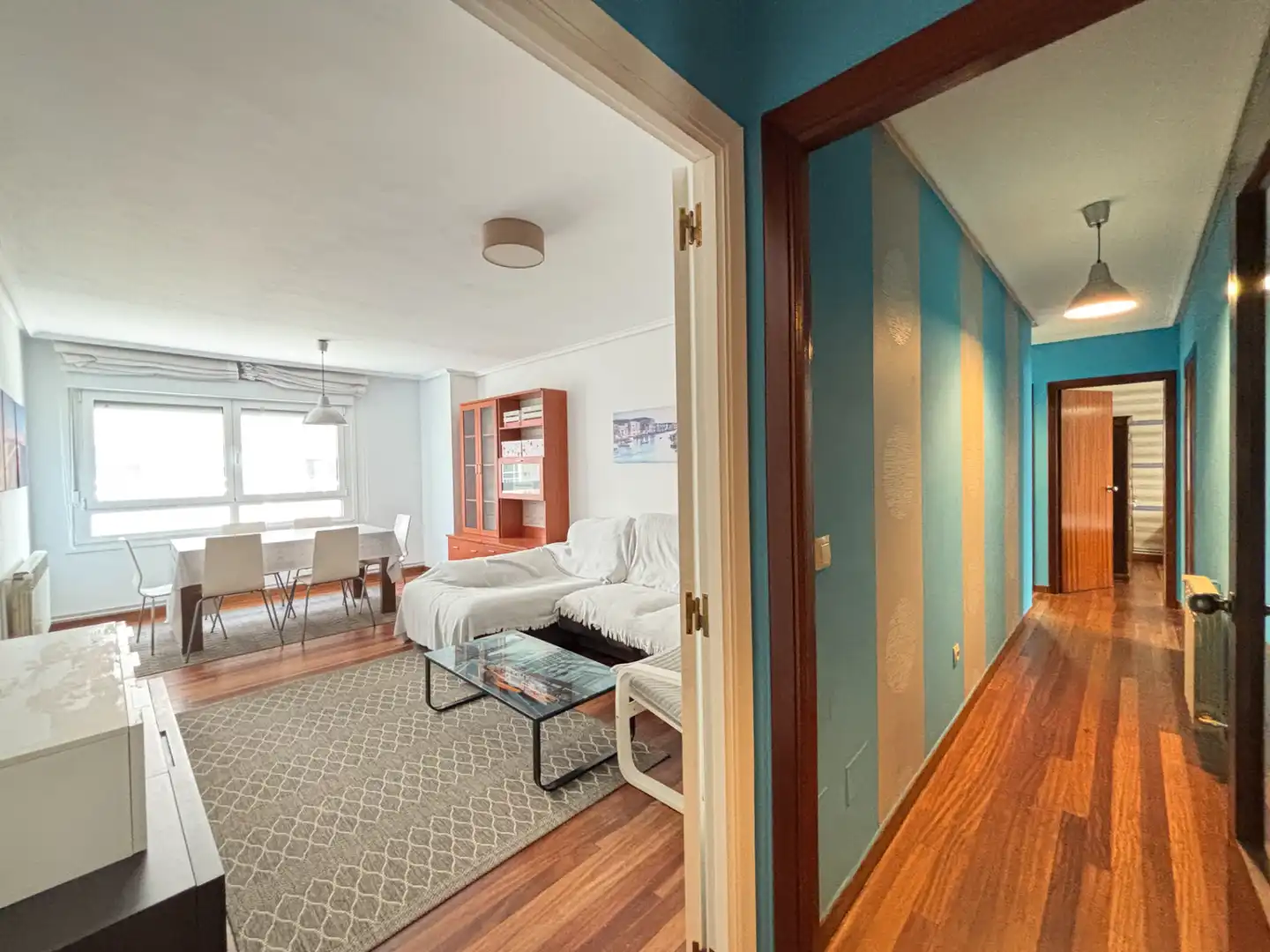 Wohnzimmer von Wohnung zur Miete in Santiago de Compostela  mit Heizung und Möbliert