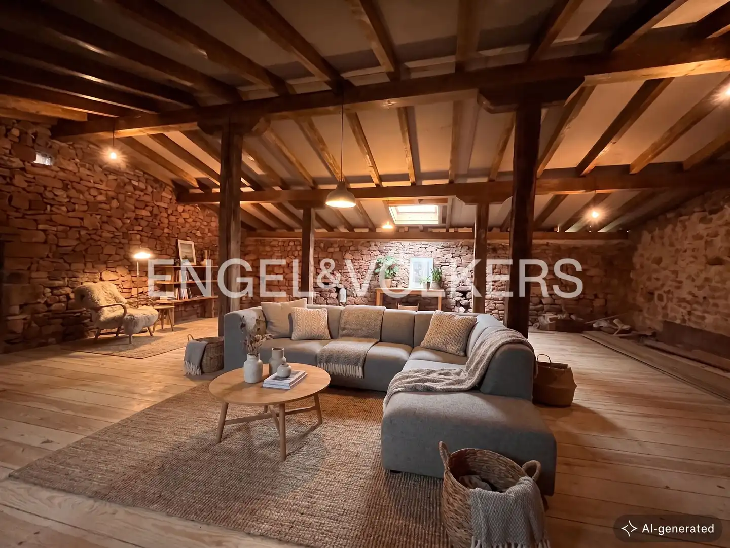 Sala d'estar de Finca rústica en venda en Mazcuerras amb Calefacció i Jardí privat