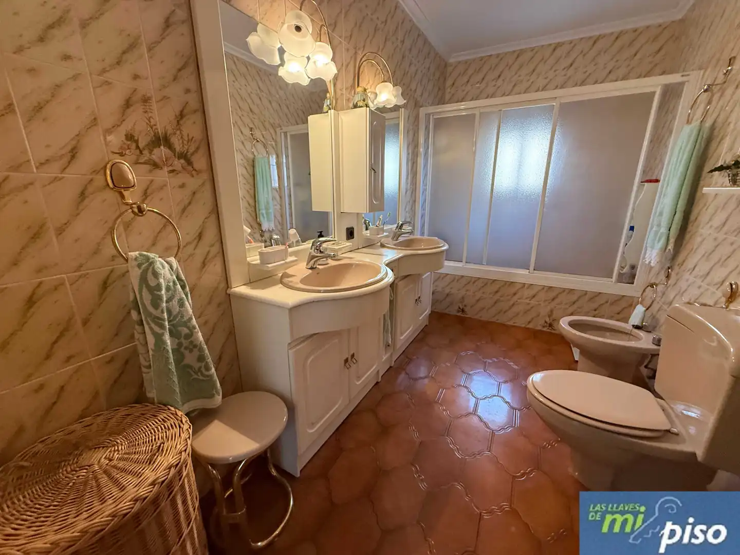 Baño de Casa o chalet en venta en Valladolid con Calefacción, Jardín privado y Terraza