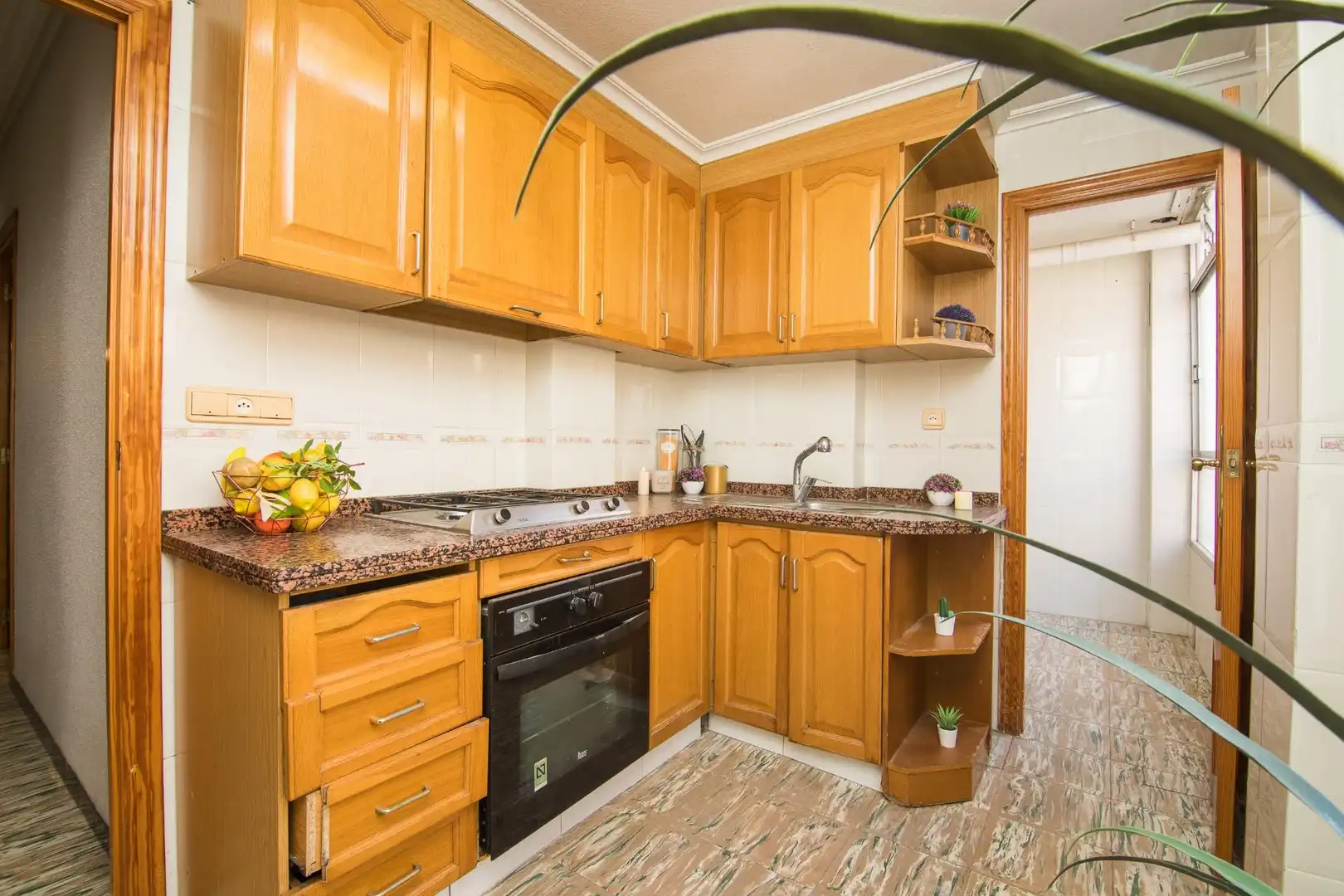 Kitchen of Flat for sale in Elche / Elx  with Balcony
