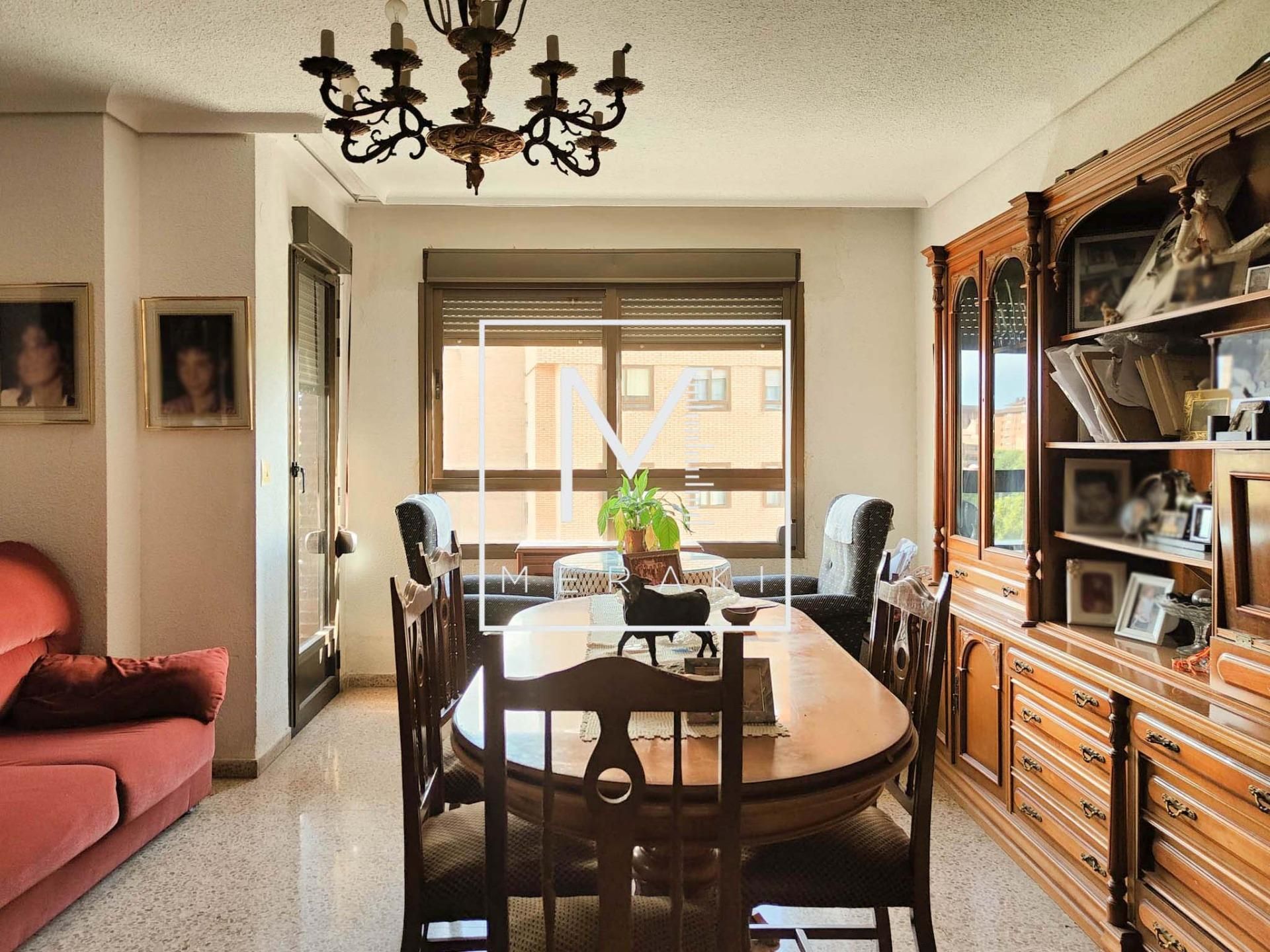 Dining room of Flat for sale in  Albacete Capital  with Heating and Balcony