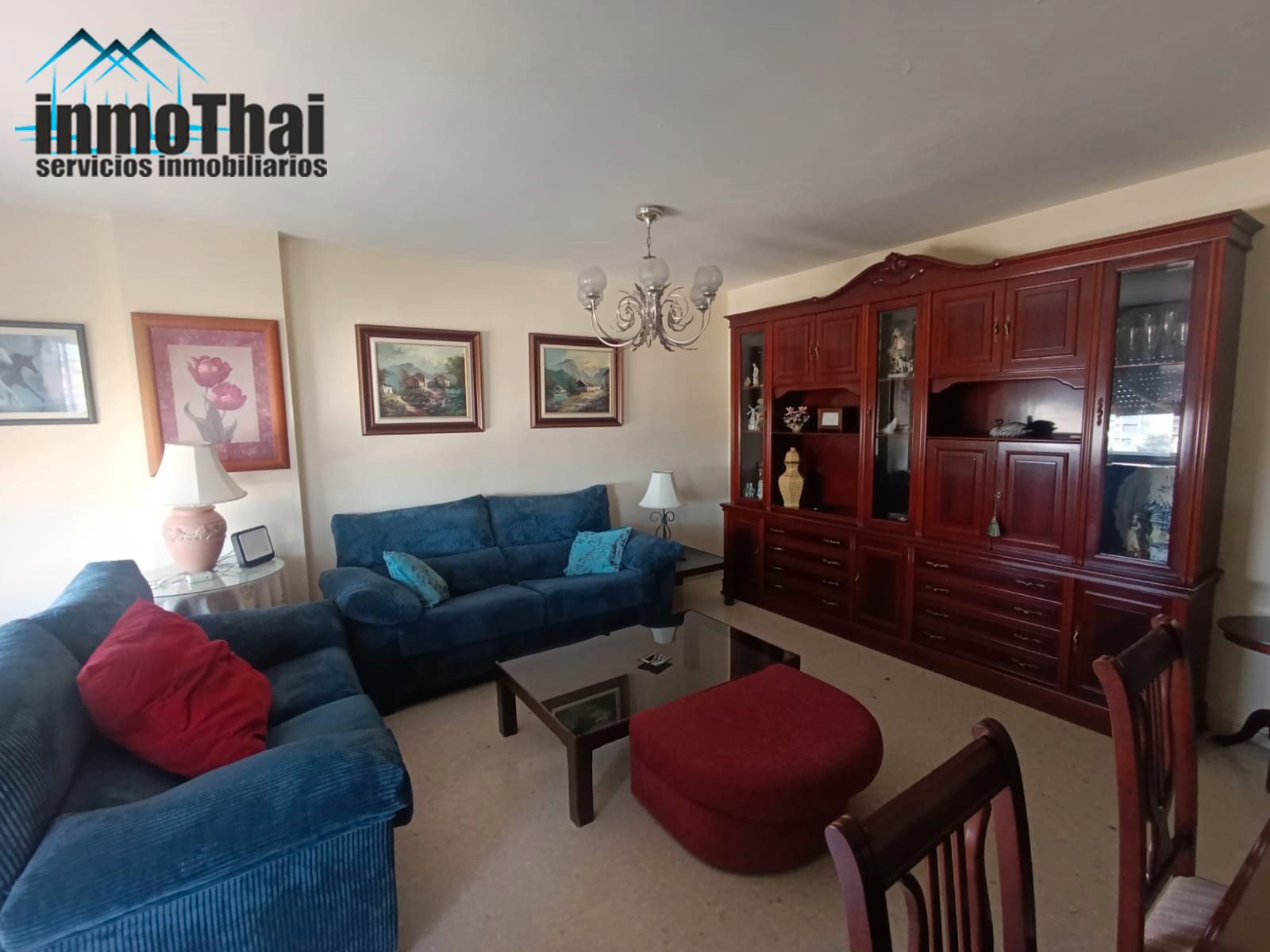 Sala d'estar de Pis en venda en Jerez de la Frontera amb Aire condicionat, Terrassa i Moblat