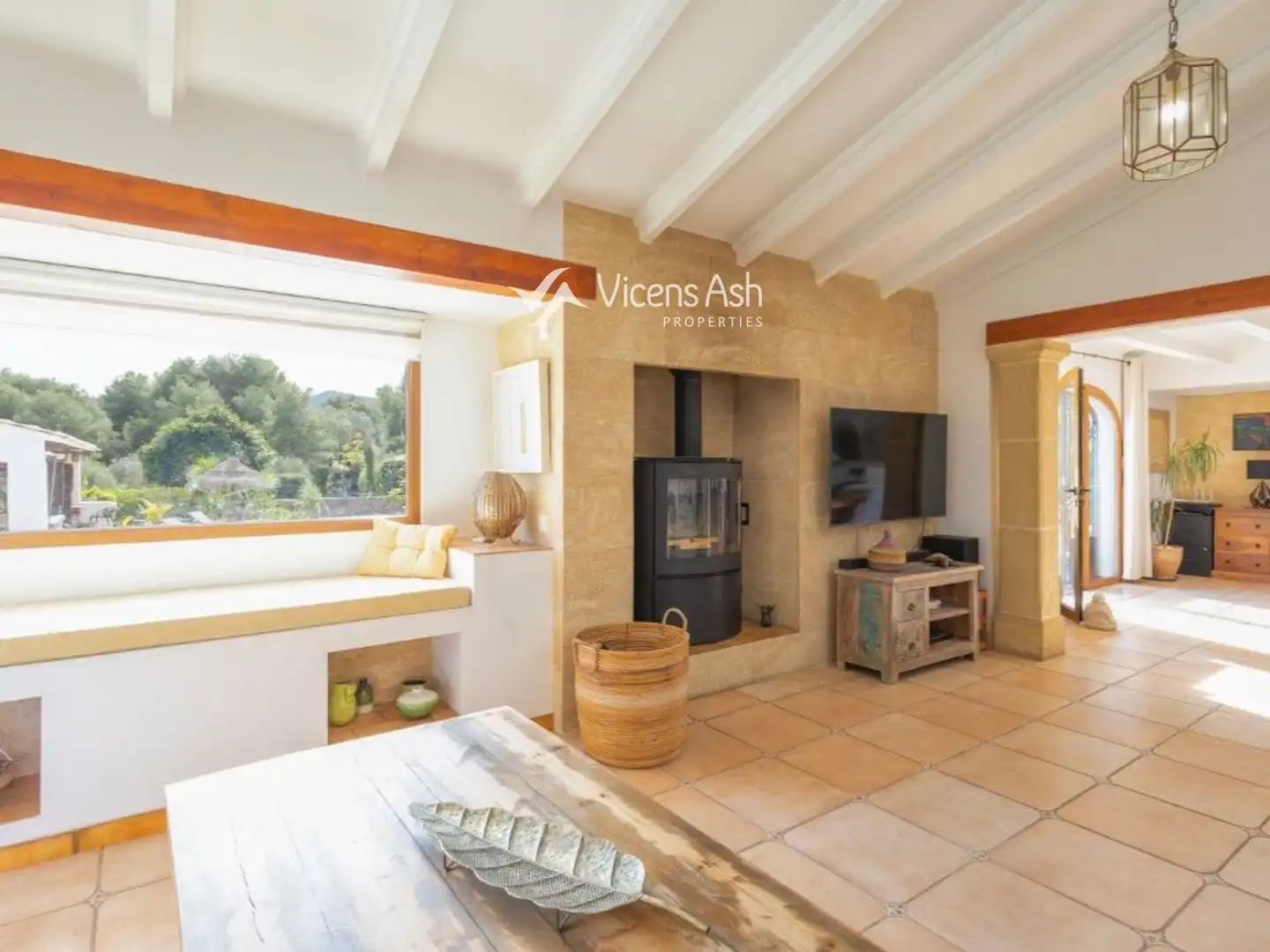 Living room of Houses for sale in Jávea / Xàbia  with Air Conditioner, Terrace and Storage room
