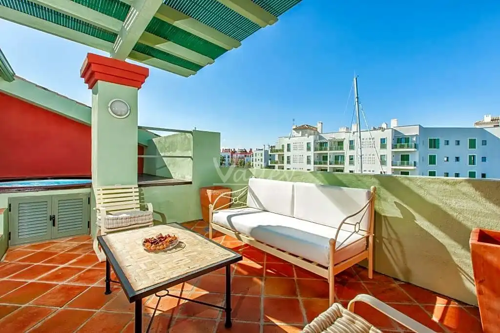 Terraza de Ático de alquiler en Sotogrande con Aire acondicionado, Calefacción y Terraza