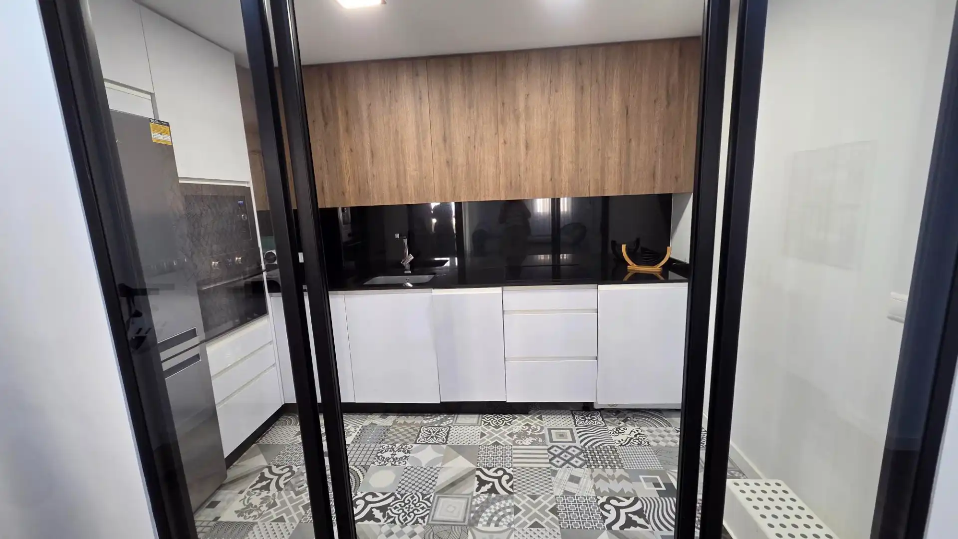 Cocina de Piso de alquiler en Valencia con Aire acondicionado, Amueblado y Horno