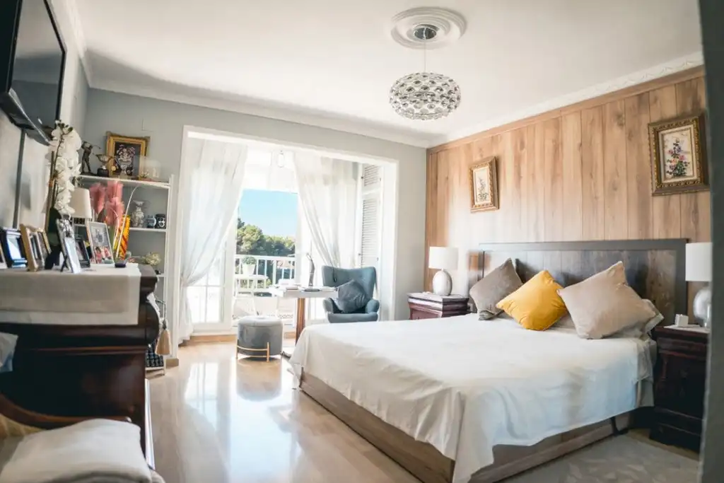 Schlafzimmer von Maisonette zum Verkauf in Fuengirola mit Klimaanlage, Terrasse und Schwimmbad